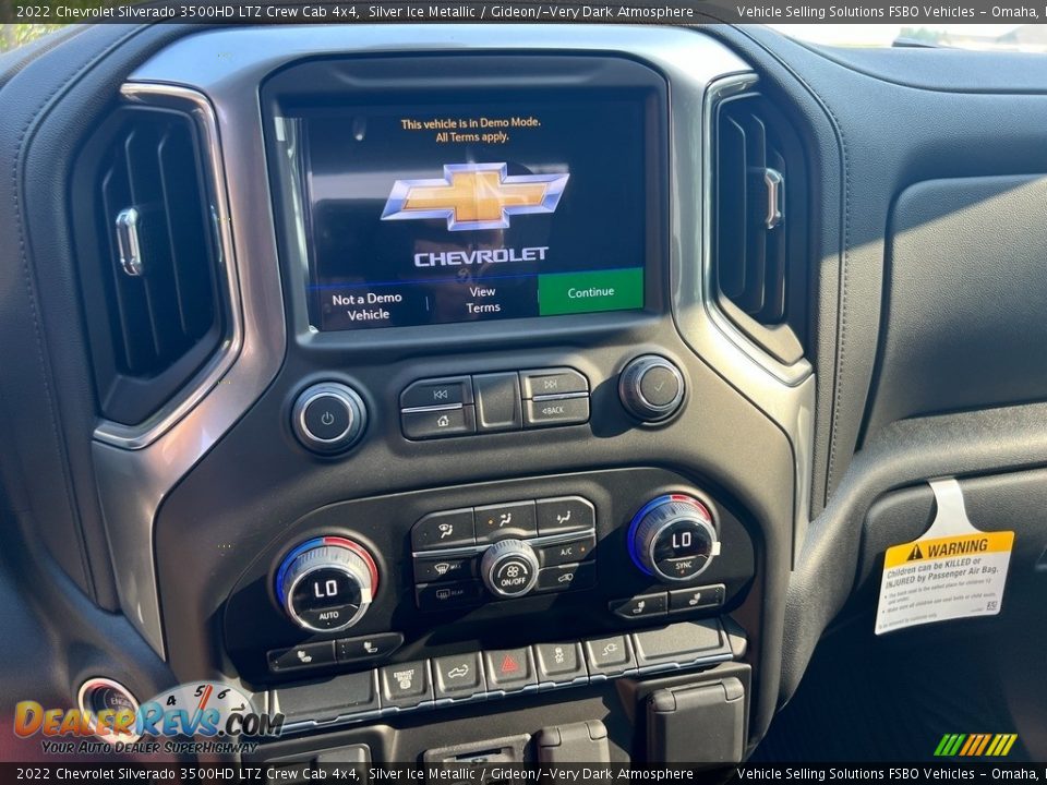 2022 Chevrolet Silverado 3500HD LTZ Crew Cab 4x4 Silver Ice Metallic / Gideon/­Very Dark Atmosphere Photo #26