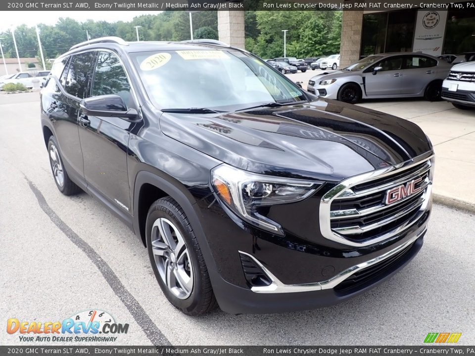 2020 GMC Terrain SLT AWD Ebony Twilight Metallic / Medium Ash Gray/Jet Black Photo #2