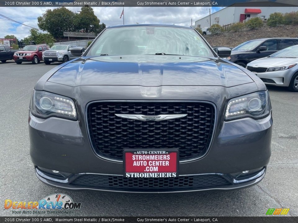 2018 Chrysler 300 S AWD Maximum Steel Metallic / Black/Smoke Photo #2