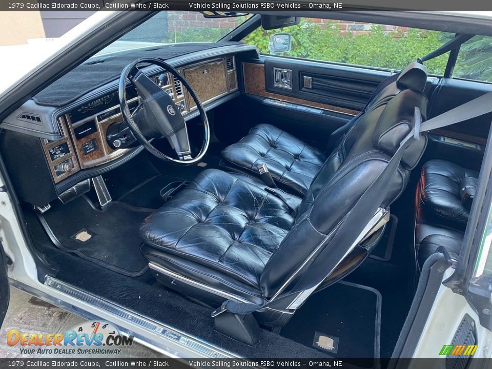 Black Interior - 1979 Cadillac Eldorado Coupe Photo #6