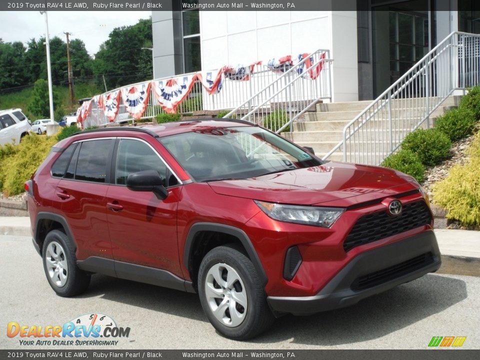 2019 Toyota RAV4 LE AWD Ruby Flare Pearl / Black Photo #1