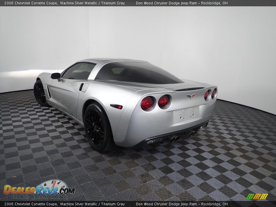 2006 Chevrolet Corvette Coupe Machine Silver Metallic / Titanium Gray Photo #5