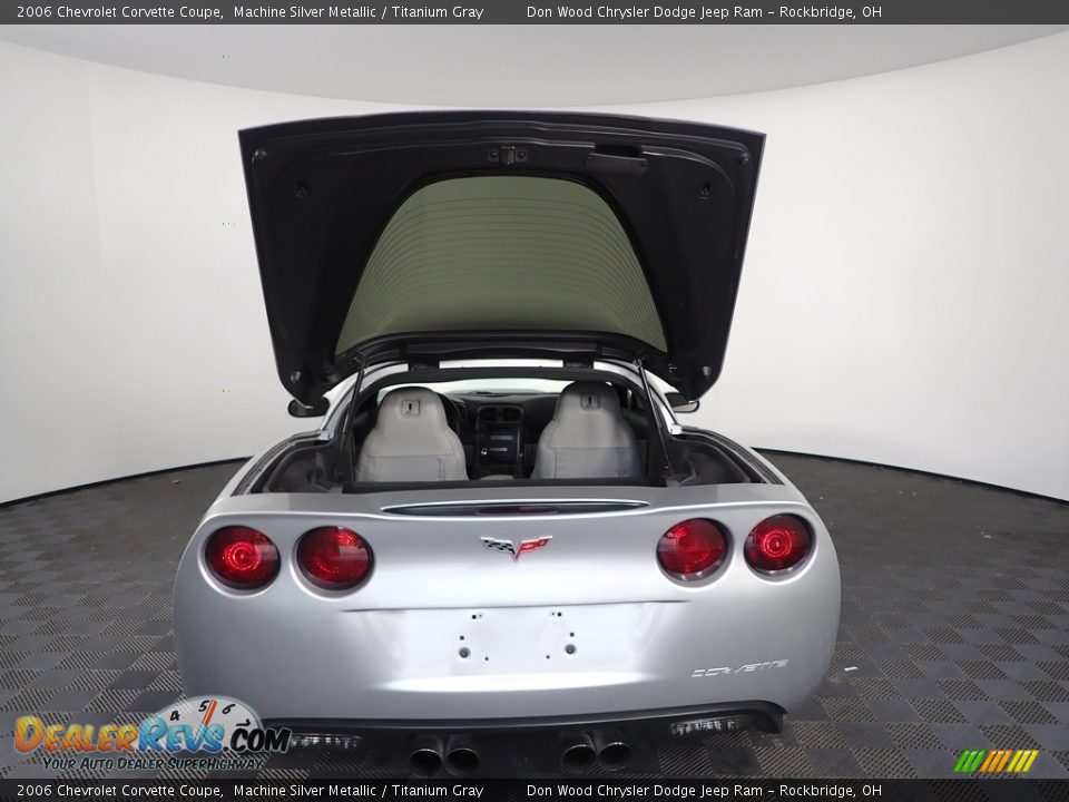 2006 Chevrolet Corvette Coupe Machine Silver Metallic / Titanium Gray Photo #7
