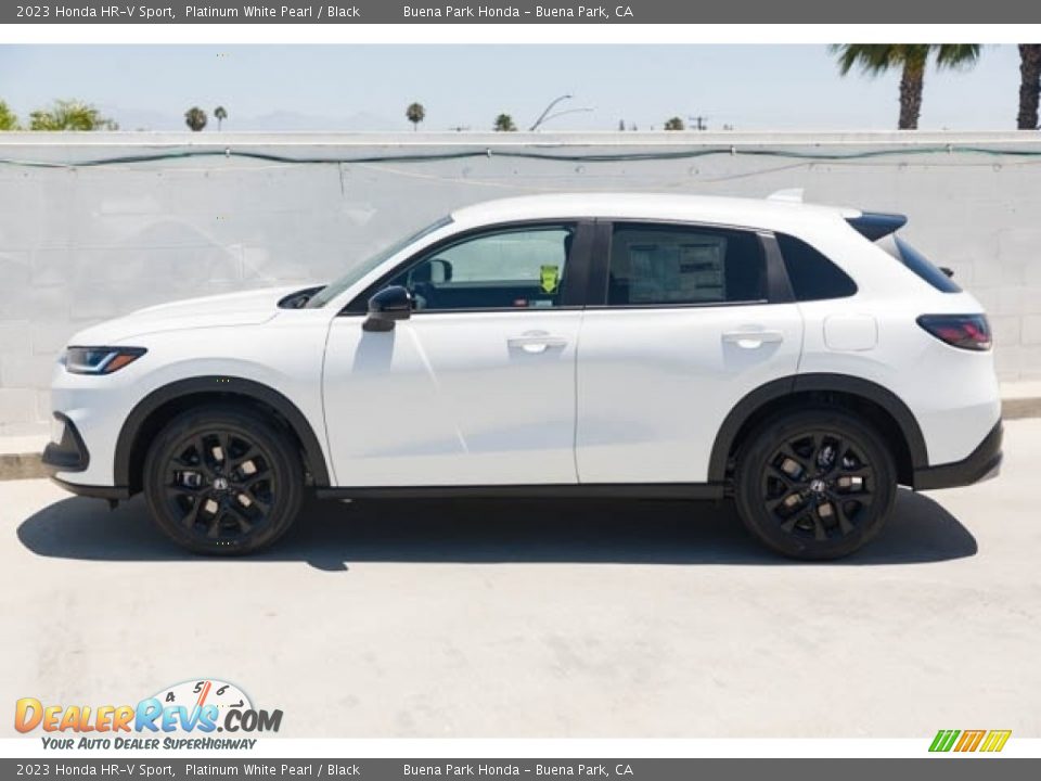 2023 Honda HR-V Sport Platinum White Pearl / Black Photo #6