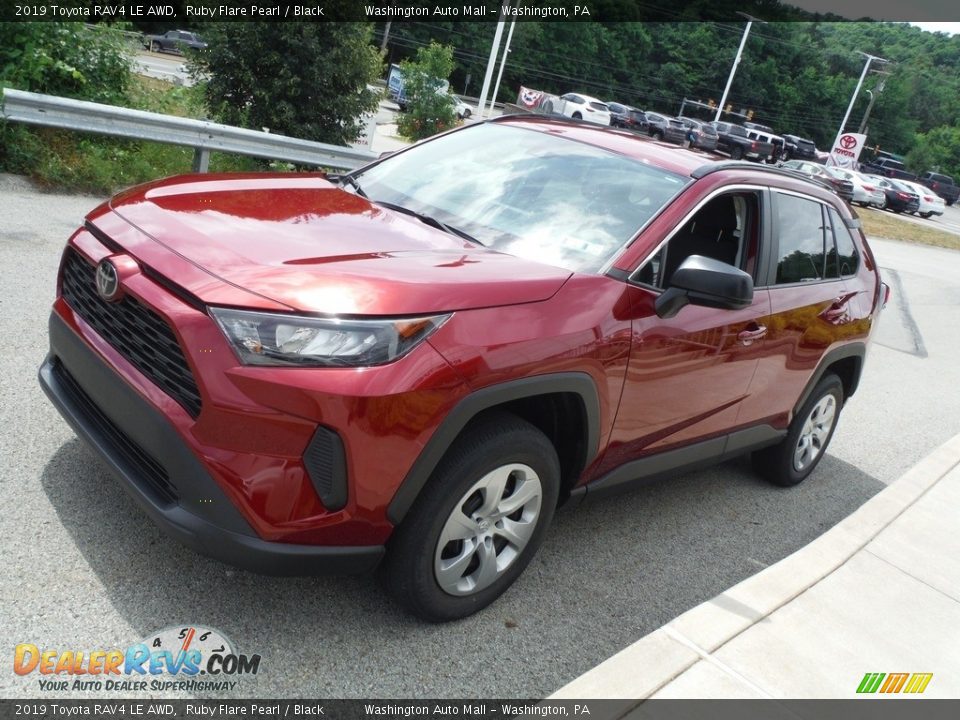 2019 Toyota RAV4 LE AWD Ruby Flare Pearl / Black Photo #11