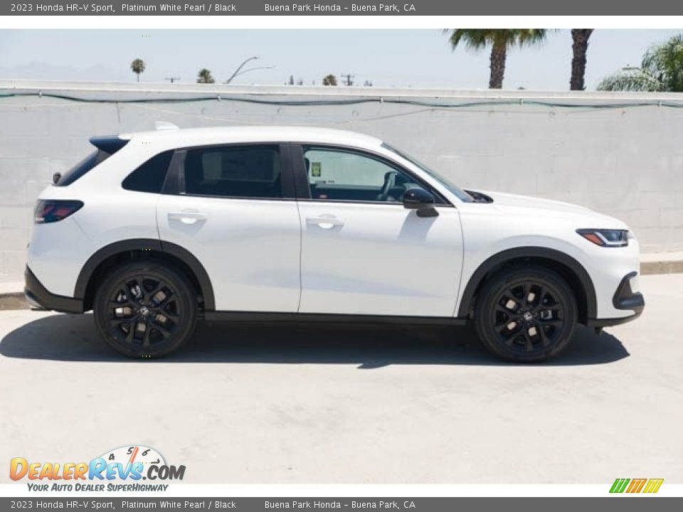 2023 Honda HR-V Sport Platinum White Pearl / Black Photo #10