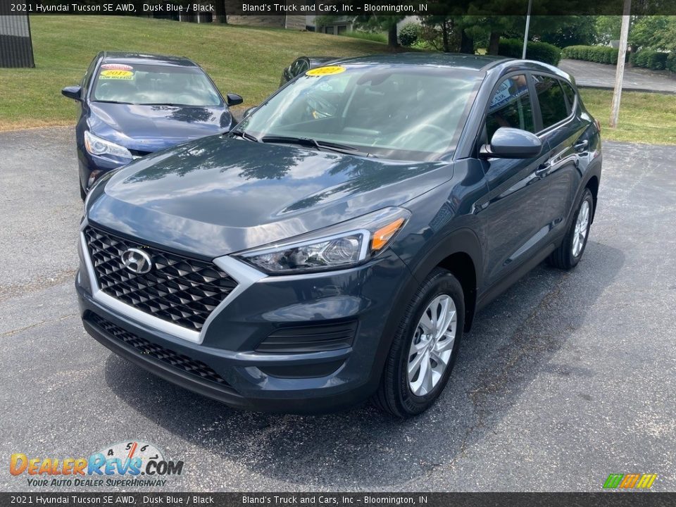 2021 Hyundai Tucson SE AWD Dusk Blue / Black Photo #2