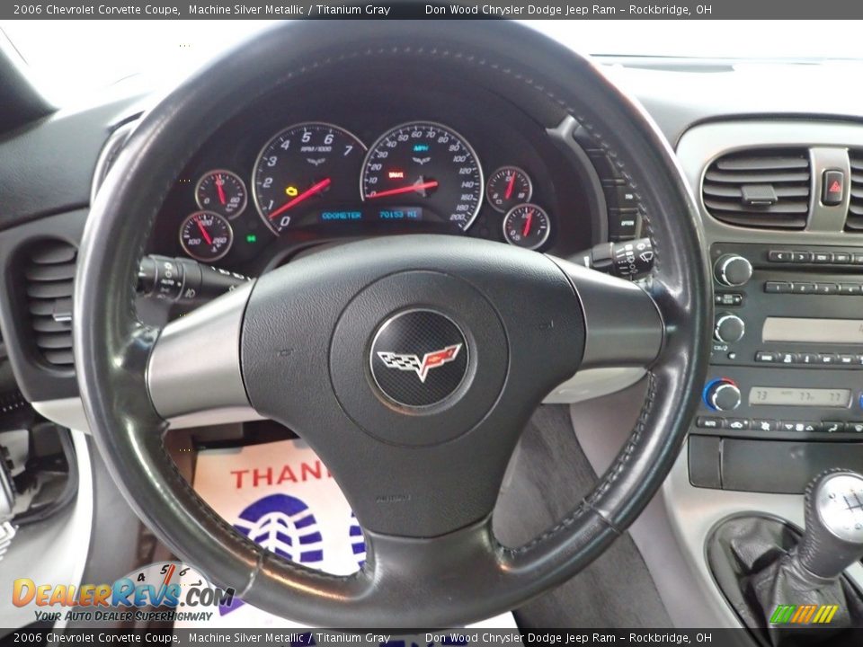 2006 Chevrolet Corvette Coupe Steering Wheel Photo #14