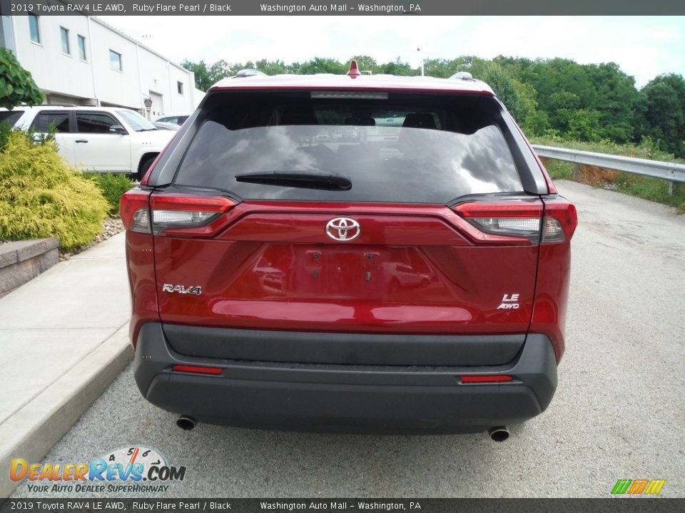 2019 Toyota RAV4 LE AWD Ruby Flare Pearl / Black Photo #14