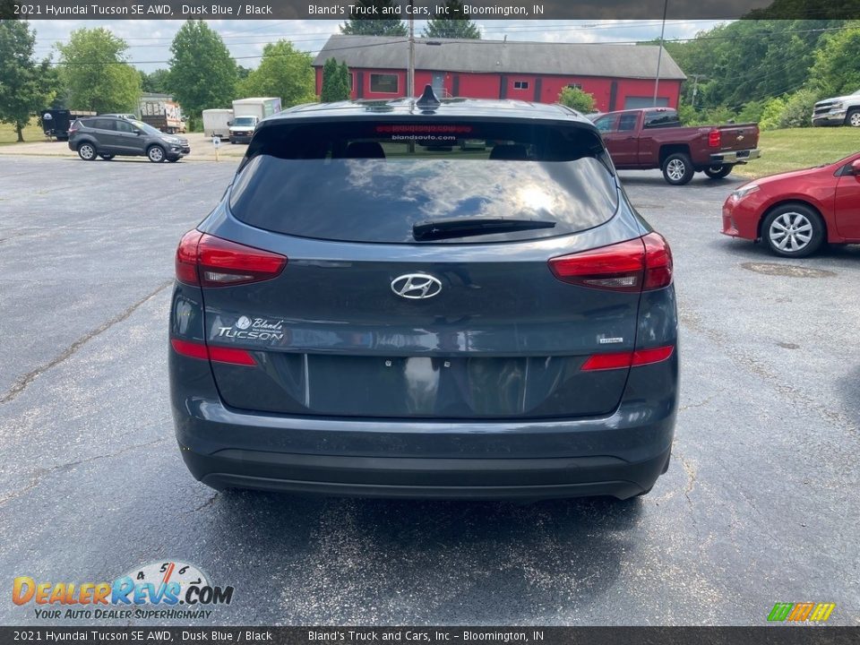 2021 Hyundai Tucson SE AWD Dusk Blue / Black Photo #4