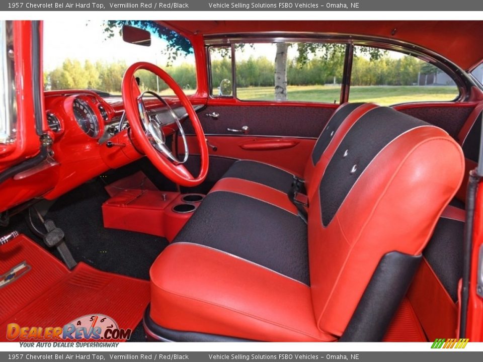 Front Seat of 1957 Chevrolet Bel Air Hard Top Photo #4