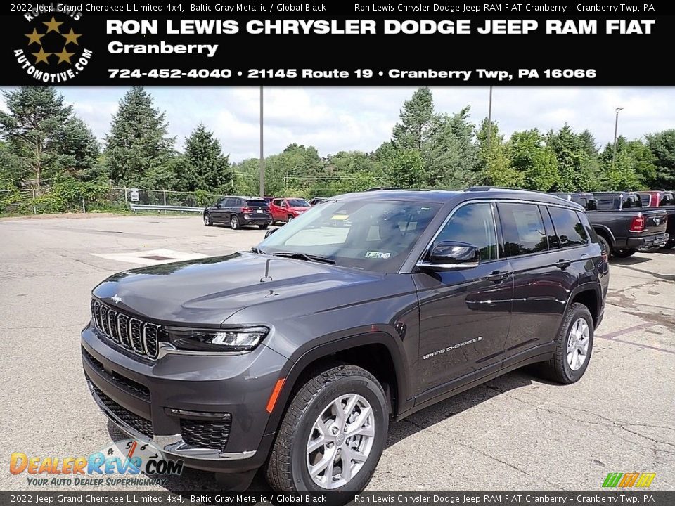 2022 Jeep Grand Cherokee L Limited 4x4 Baltic Gray Metallic / Global Black Photo #1