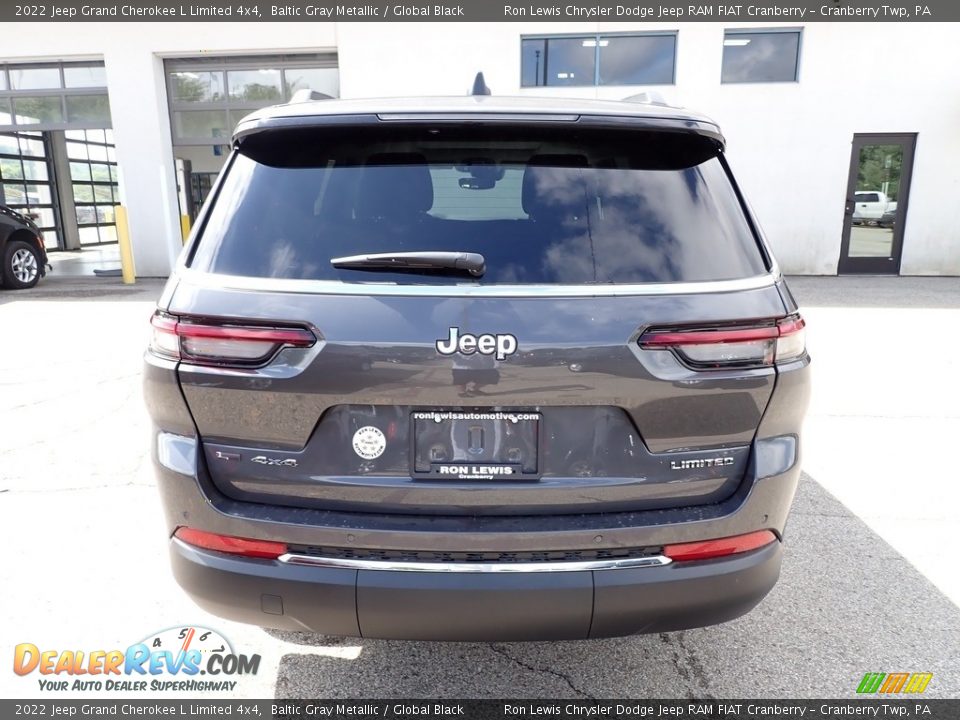 2022 Jeep Grand Cherokee L Limited 4x4 Baltic Gray Metallic / Global Black Photo #4