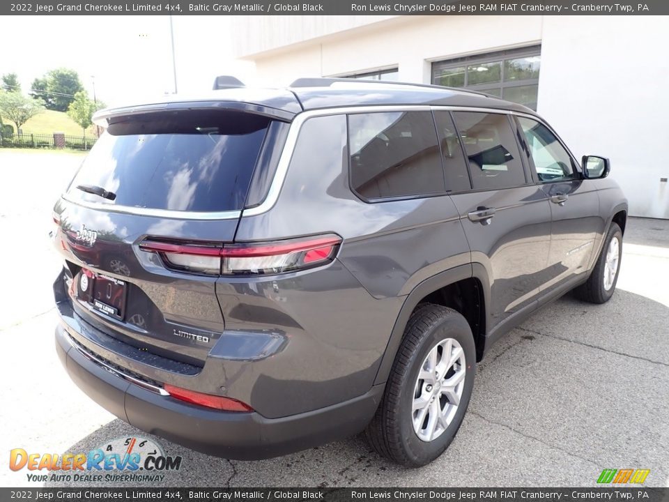 2022 Jeep Grand Cherokee L Limited 4x4 Baltic Gray Metallic / Global Black Photo #5