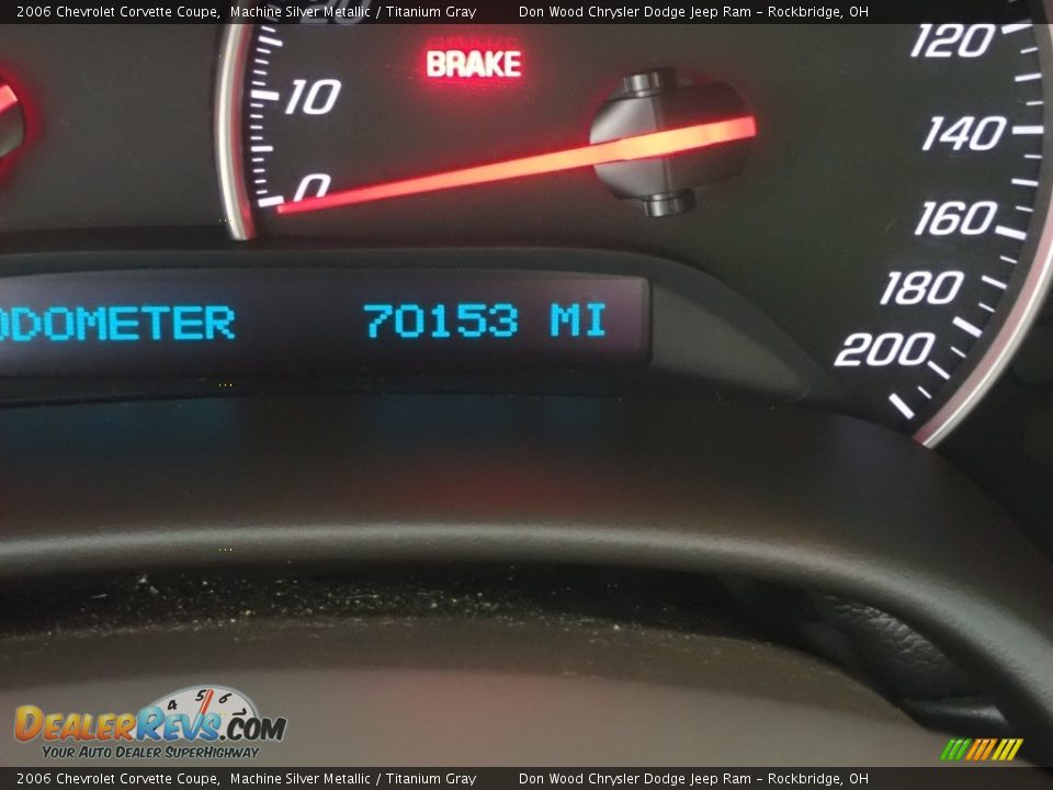 2006 Chevrolet Corvette Coupe Machine Silver Metallic / Titanium Gray Photo #24