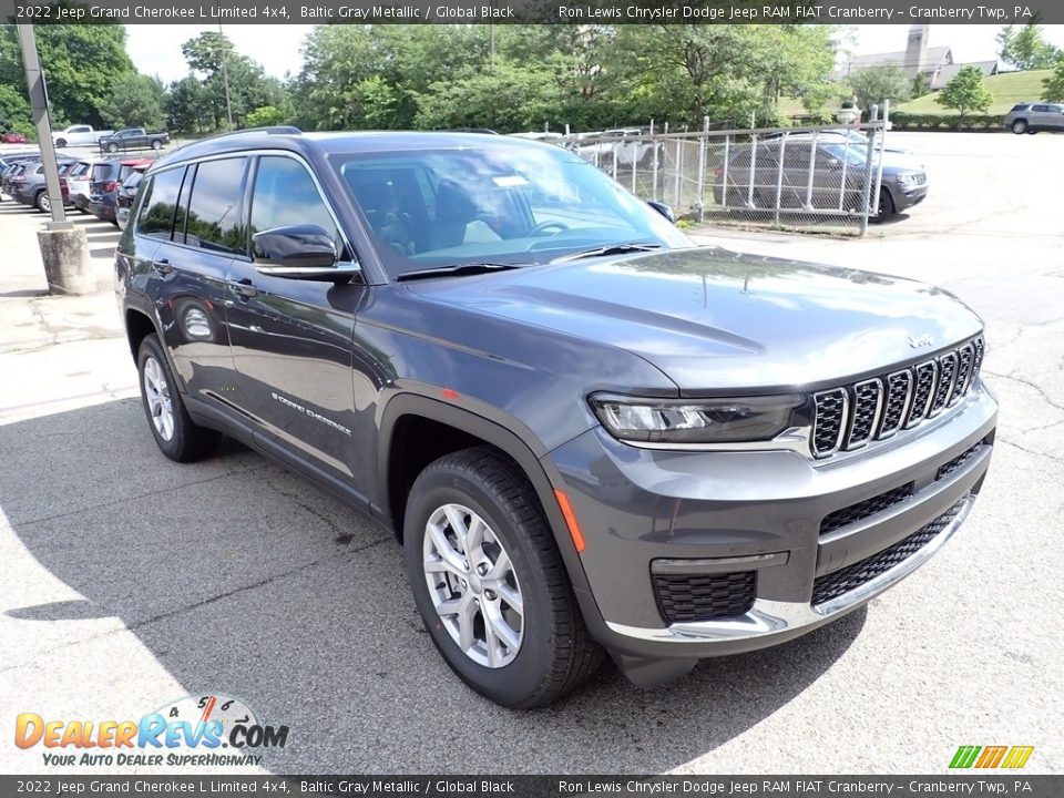 2022 Jeep Grand Cherokee L Limited 4x4 Baltic Gray Metallic / Global Black Photo #7