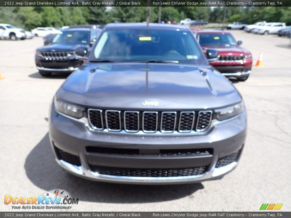 2022 Jeep Grand Cherokee L Limited 4x4 Baltic Gray Metallic / Global Black Photo #8