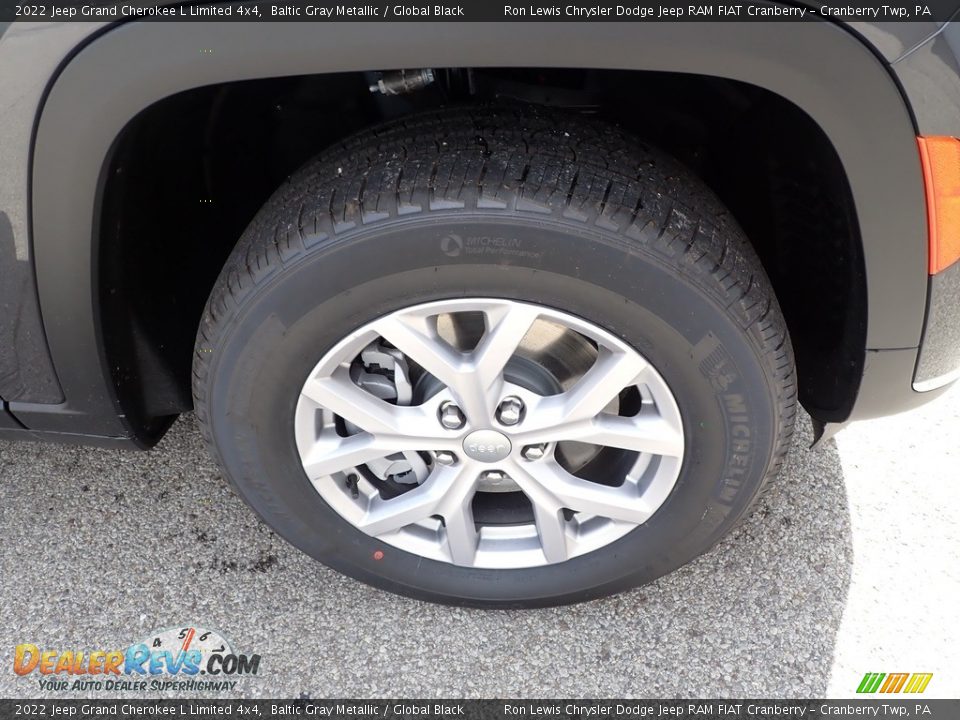 2022 Jeep Grand Cherokee L Limited 4x4 Baltic Gray Metallic / Global Black Photo #9