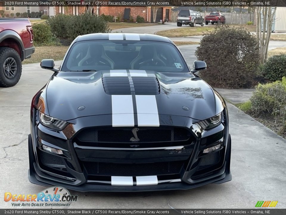 2020 Ford Mustang Shelby GT500 Shadow Black / GT500 Recaro/Ebony/Smoke Gray Accents Photo #2