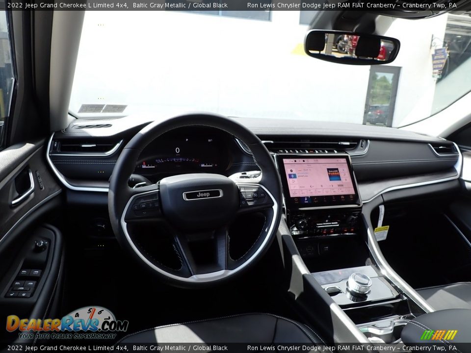 2022 Jeep Grand Cherokee L Limited 4x4 Baltic Gray Metallic / Global Black Photo #14