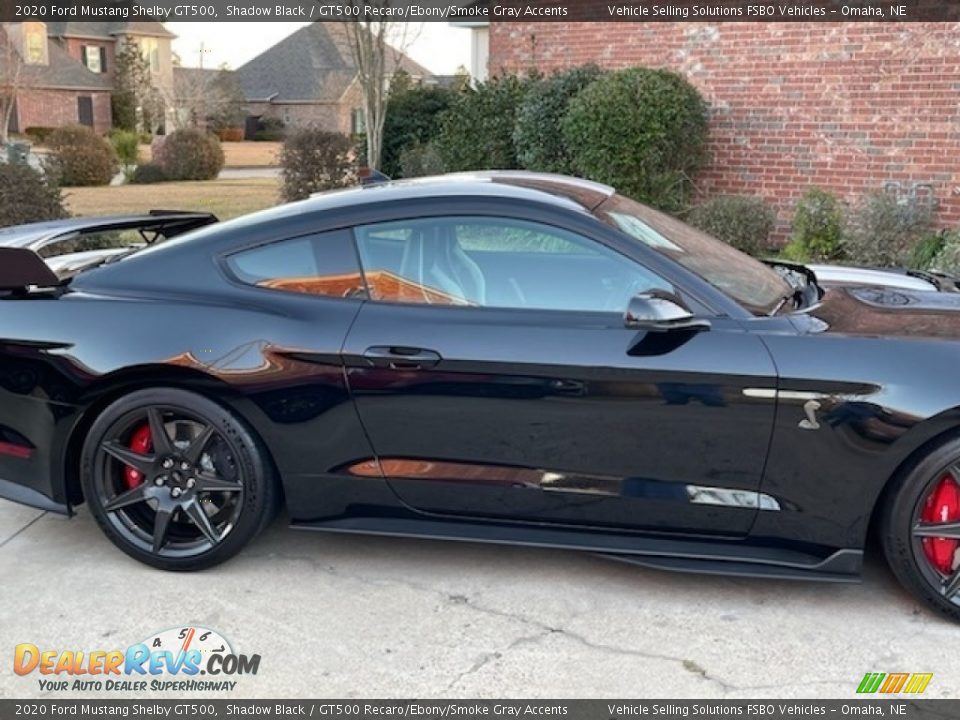 2020 Ford Mustang Shelby GT500 Shadow Black / GT500 Recaro/Ebony/Smoke Gray Accents Photo #3