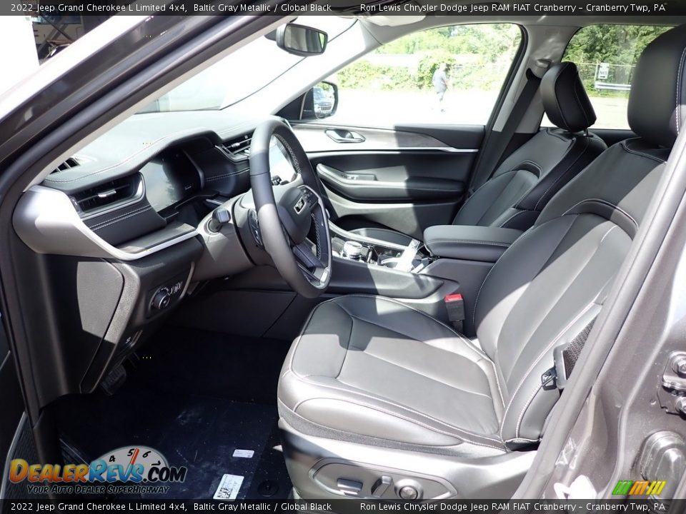 2022 Jeep Grand Cherokee L Limited 4x4 Baltic Gray Metallic / Global Black Photo #15