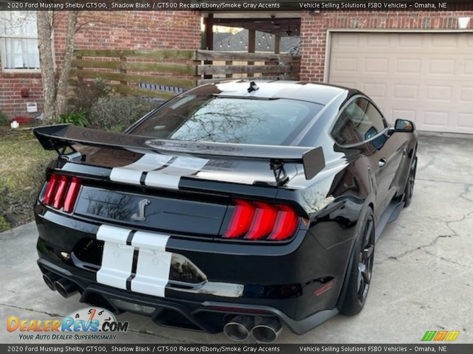 2020 Ford Mustang Shelby GT500 Shadow Black / GT500 Recaro/Ebony/Smoke Gray Accents Photo #5