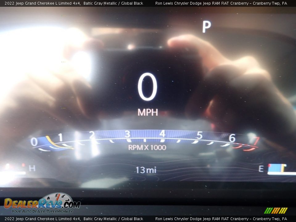 2022 Jeep Grand Cherokee L Limited 4x4 Baltic Gray Metallic / Global Black Photo #17