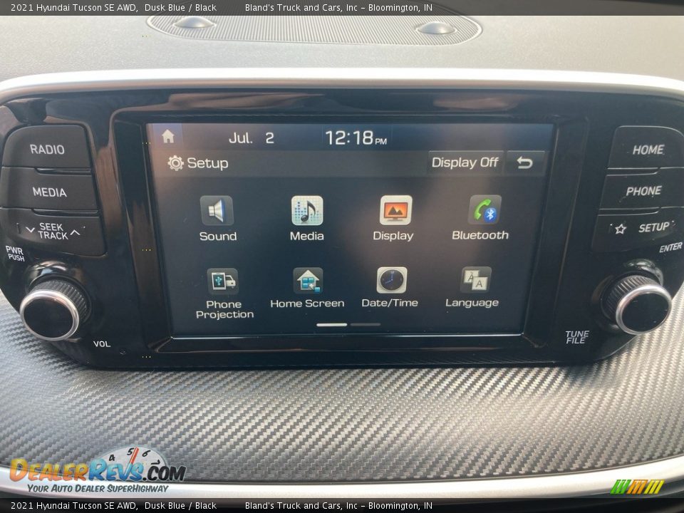 2021 Hyundai Tucson SE AWD Dusk Blue / Black Photo #21