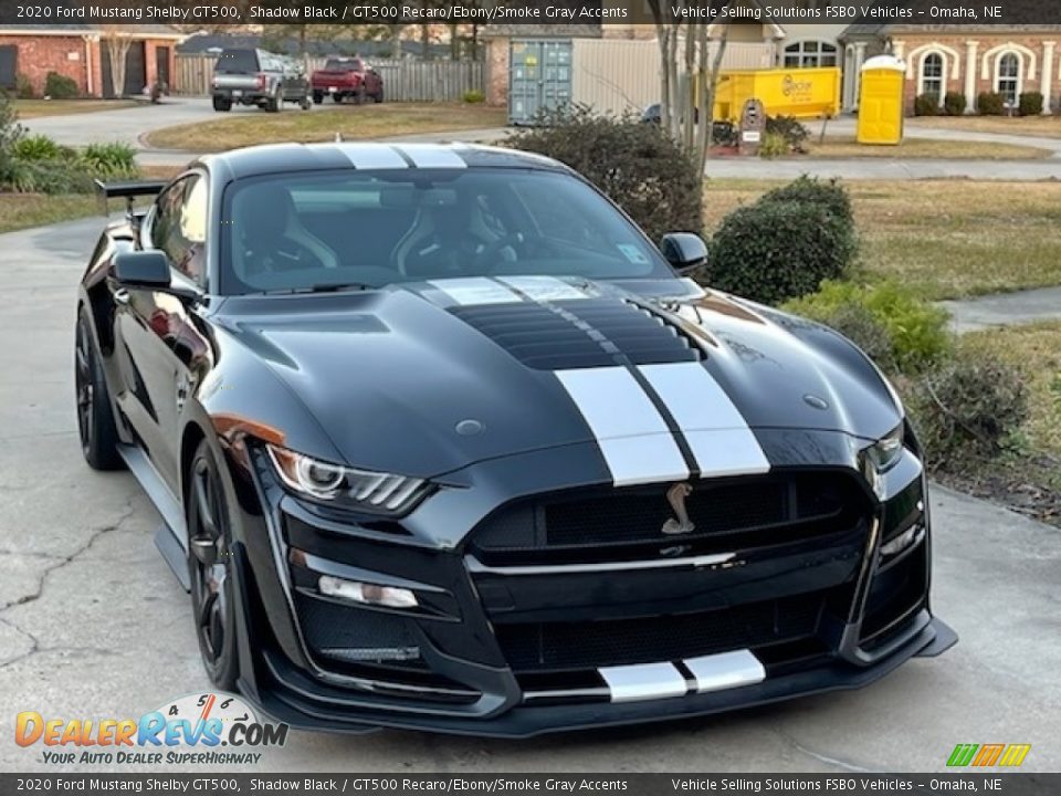 2020 Ford Mustang Shelby GT500 Shadow Black / GT500 Recaro/Ebony/Smoke Gray Accents Photo #7