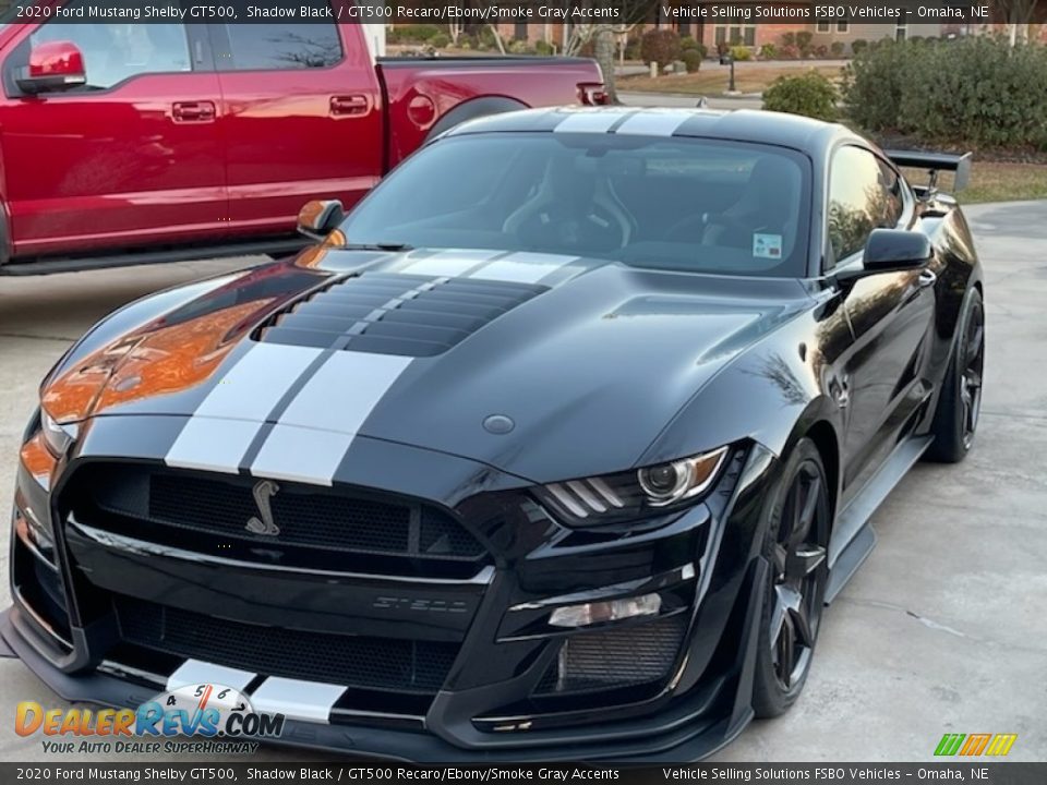 2020 Ford Mustang Shelby GT500 Shadow Black / GT500 Recaro/Ebony/Smoke Gray Accents Photo #9