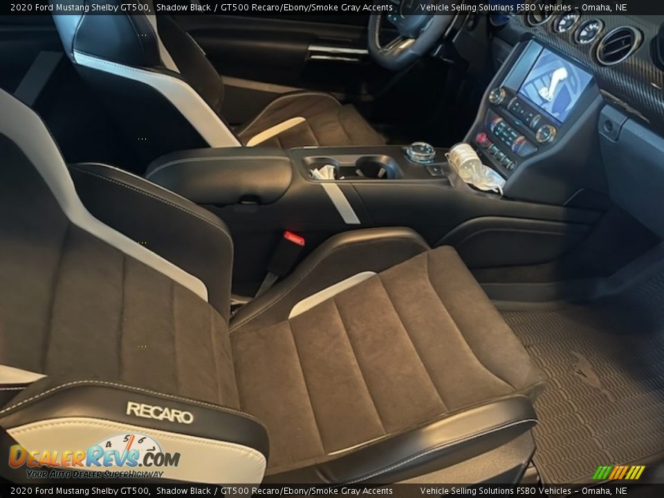 2020 Ford Mustang Shelby GT500 Shadow Black / GT500 Recaro/Ebony/Smoke Gray Accents Photo #10