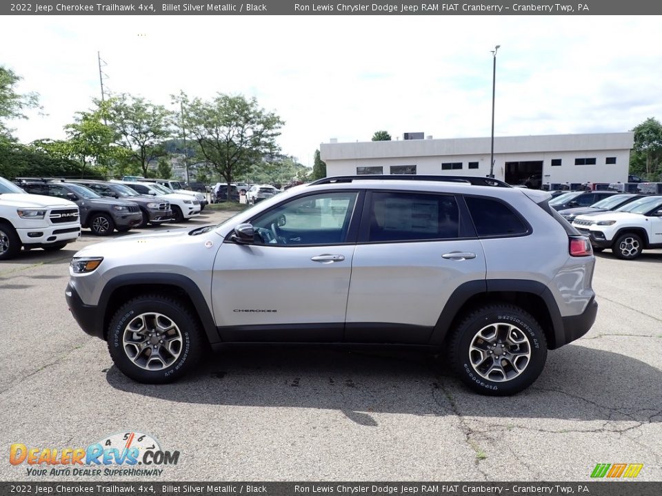 2022 Jeep Cherokee Trailhawk 4x4 Billet Silver Metallic / Black Photo #2