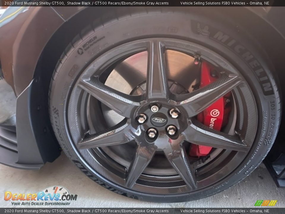 2020 Ford Mustang Shelby GT500 Shadow Black / GT500 Recaro/Ebony/Smoke Gray Accents Photo #12