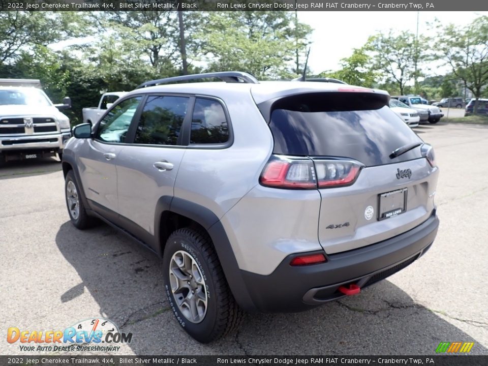 2022 Jeep Cherokee Trailhawk 4x4 Billet Silver Metallic / Black Photo #3