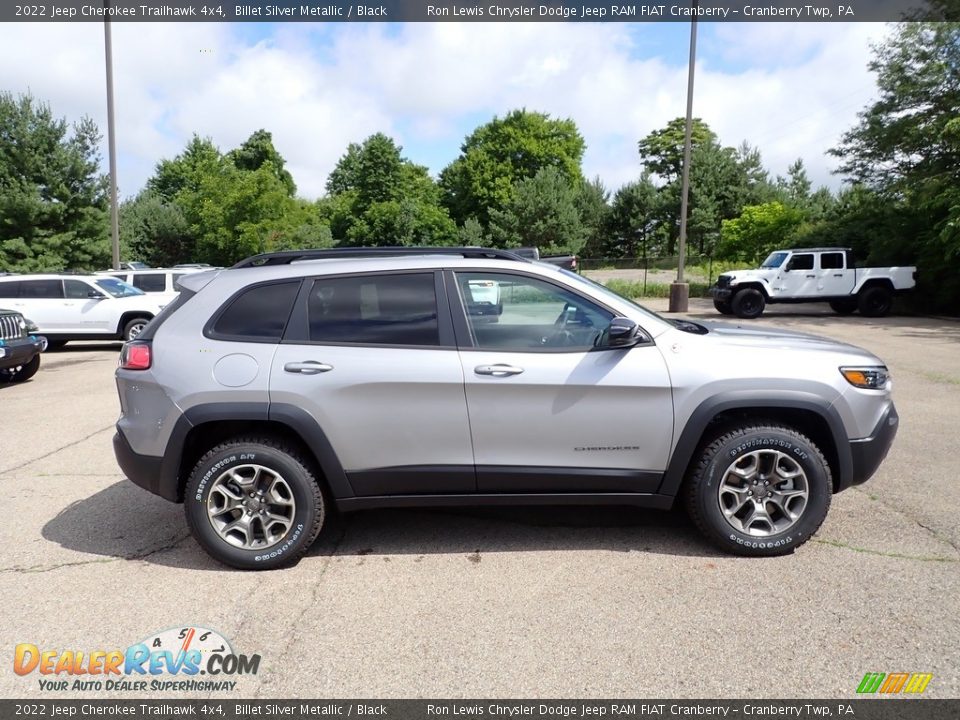 2022 Jeep Cherokee Trailhawk 4x4 Billet Silver Metallic / Black Photo #6