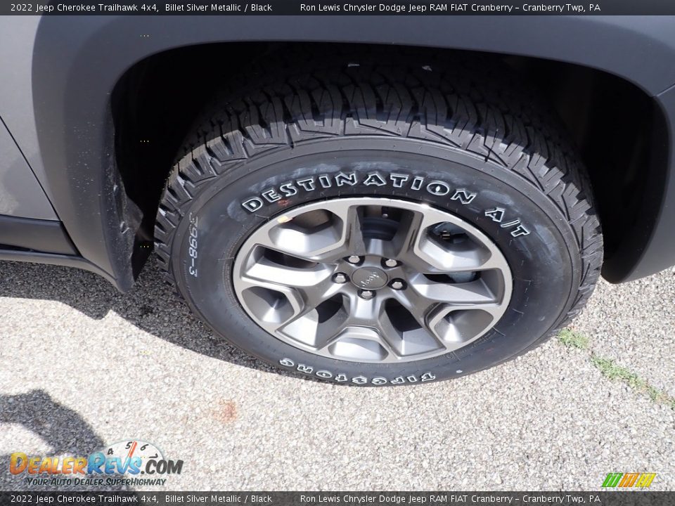 2022 Jeep Cherokee Trailhawk 4x4 Billet Silver Metallic / Black Photo #9