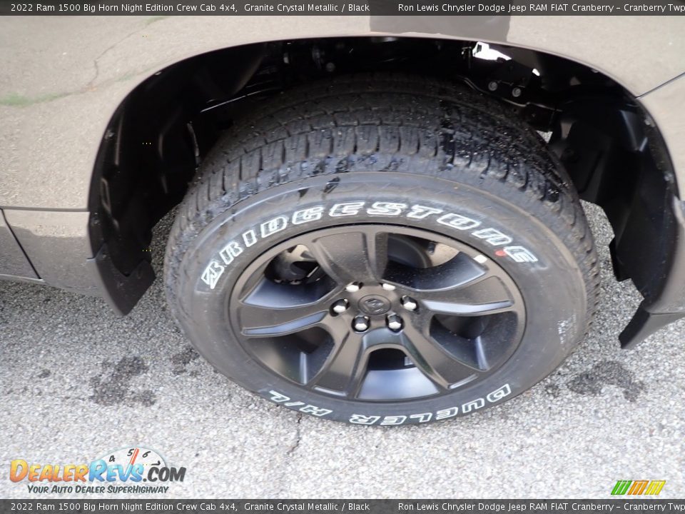 2022 Ram 1500 Big Horn Night Edition Crew Cab 4x4 Granite Crystal Metallic / Black Photo #10