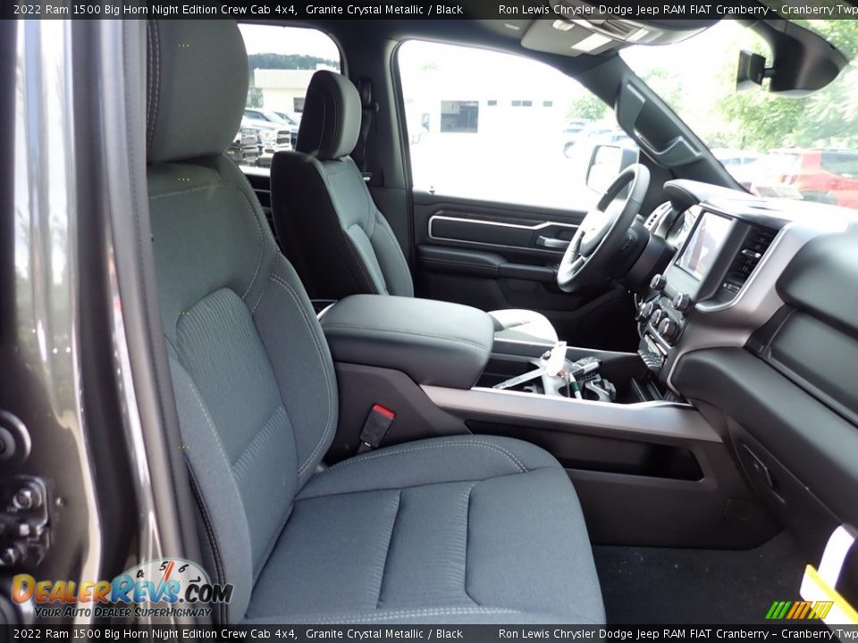 2022 Ram 1500 Big Horn Night Edition Crew Cab 4x4 Granite Crystal Metallic / Black Photo #11