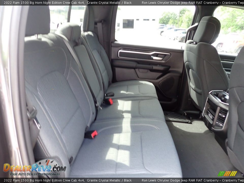 2022 Ram 1500 Big Horn Night Edition Crew Cab 4x4 Granite Crystal Metallic / Black Photo #12