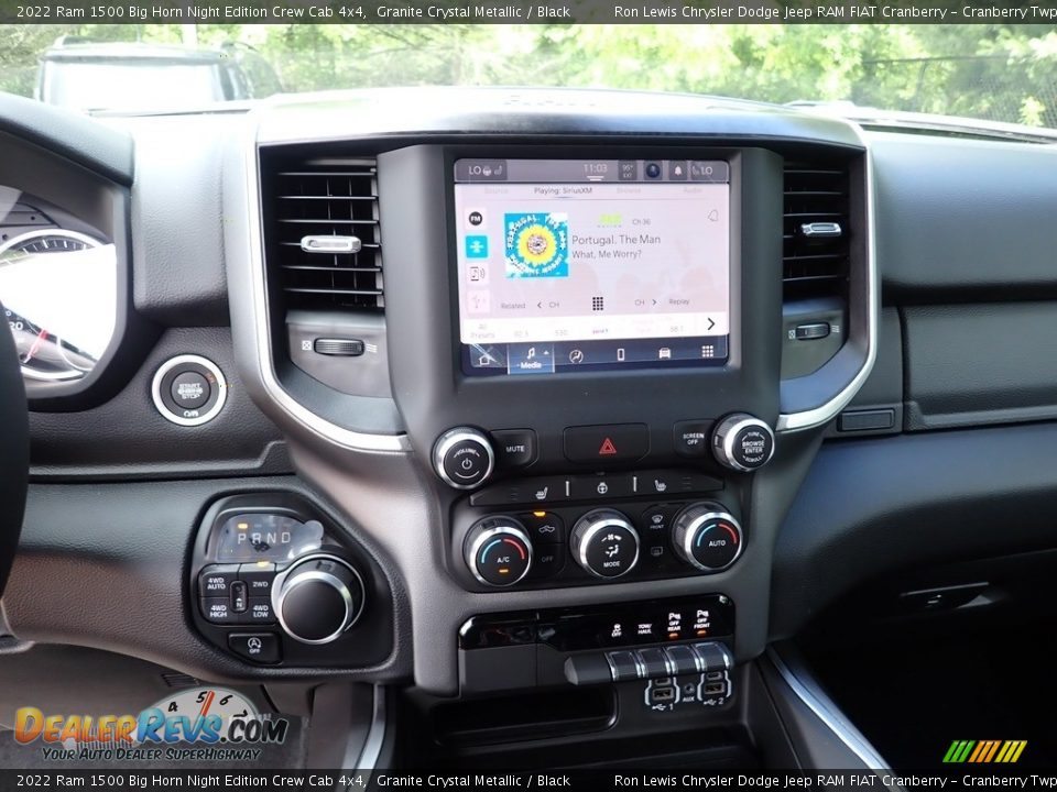 2022 Ram 1500 Big Horn Night Edition Crew Cab 4x4 Granite Crystal Metallic / Black Photo #18