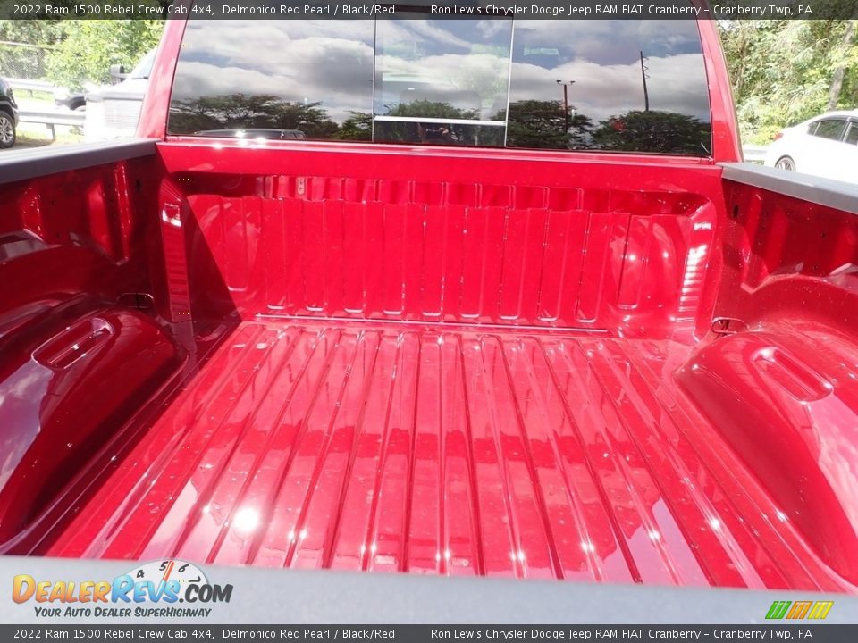 2022 Ram 1500 Rebel Crew Cab 4x4 Delmonico Red Pearl / Black/Red Photo #12