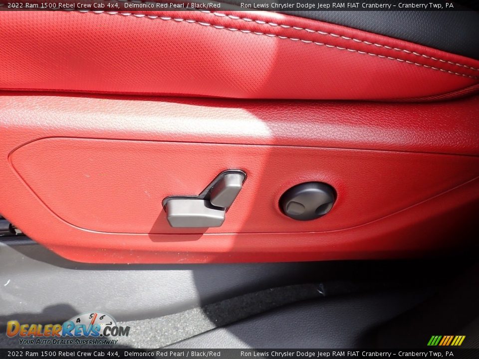 2022 Ram 1500 Rebel Crew Cab 4x4 Delmonico Red Pearl / Black/Red Photo #16