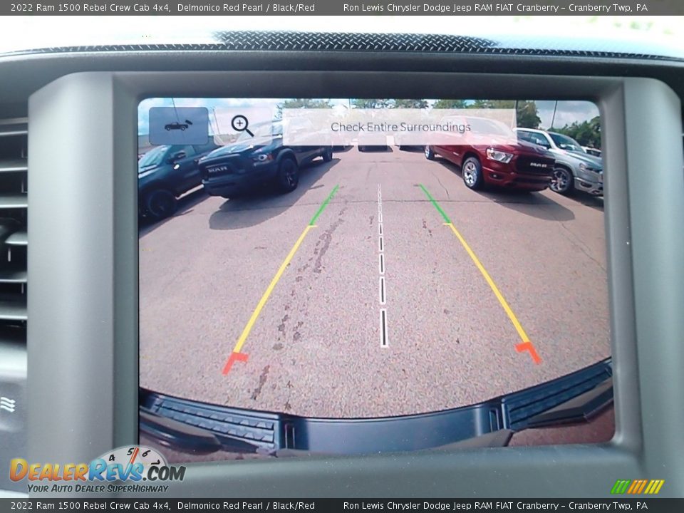 2022 Ram 1500 Rebel Crew Cab 4x4 Delmonico Red Pearl / Black/Red Photo #19