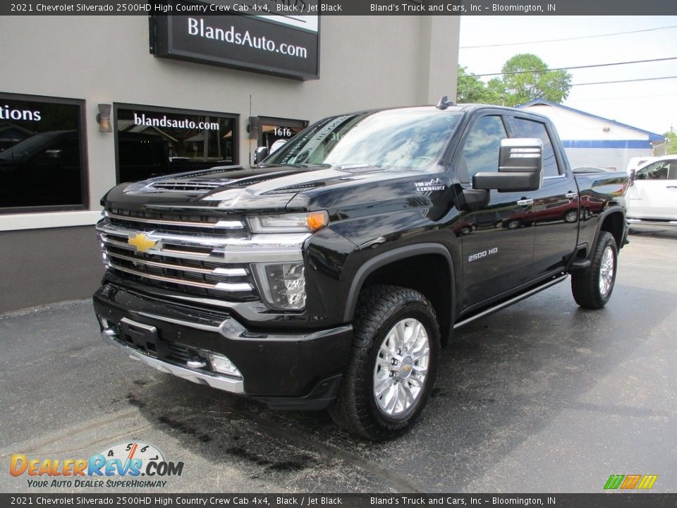 2021 Chevrolet Silverado 2500HD High Country Crew Cab 4x4 Black / Jet Black Photo #2