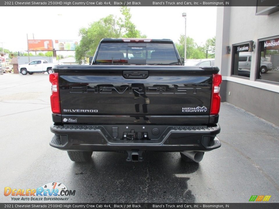 2021 Chevrolet Silverado 2500HD High Country Crew Cab 4x4 Black / Jet Black Photo #4