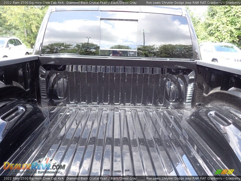 2022 Ram 1500 Big Horn Crew Cab 4x4 Diamond Black Crystal Pearl / Black/Diesel Gray Photo #12