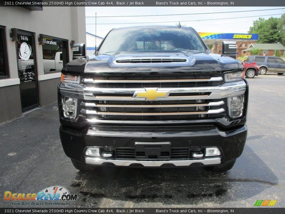 2021 Chevrolet Silverado 2500HD High Country Crew Cab 4x4 Black / Jet Black Photo #7