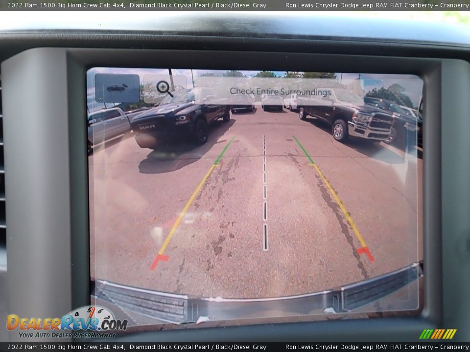 2022 Ram 1500 Big Horn Crew Cab 4x4 Diamond Black Crystal Pearl / Black/Diesel Gray Photo #19