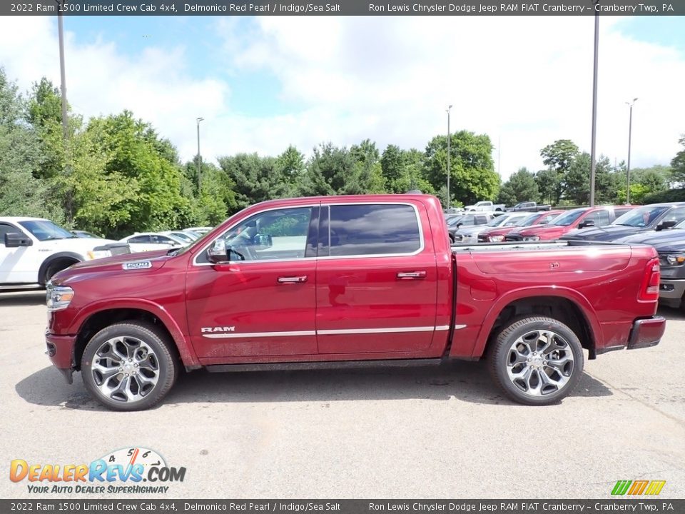 Delmonico Red Pearl 2022 Ram 1500 Limited Crew Cab 4x4 Photo #2